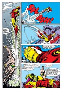 Hulk And Namor Killing Iron Man canvas print