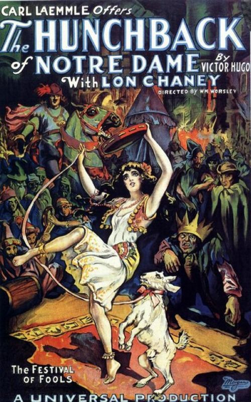 Hunchback Of Notre Dame The 1923 1a3 Movie Poster canvas print