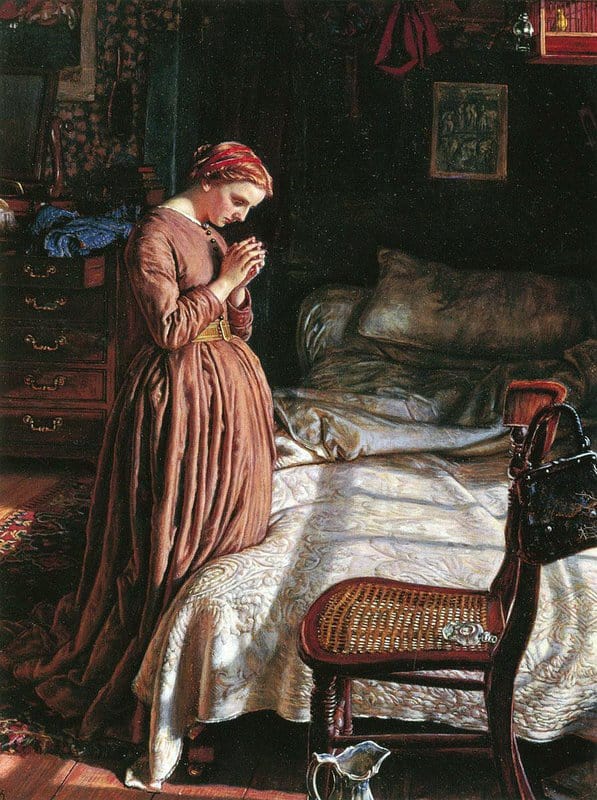 Hunt William Holman Morning Prayer 1866 canvas print