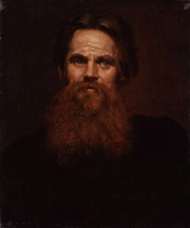Hunt William Holman Portrait Of William Holman Hunt Ca. 1877 canvas print
