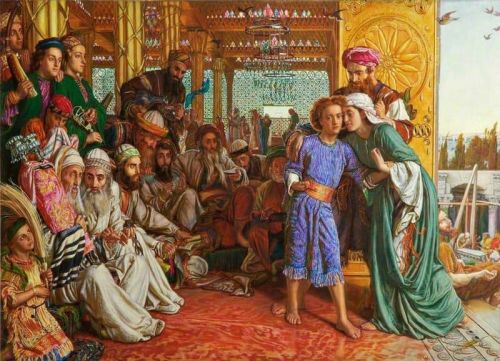 Hunt William Holman The Finding Of The Saviour In The Temple 1862 canvas print