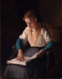 Hunt William Morris Girl Reading 1853