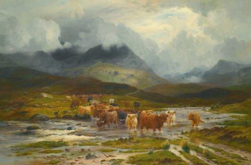 Hurt Louis Bosworth After The Storm Glen Dochart Pertshire 1890 canvas print