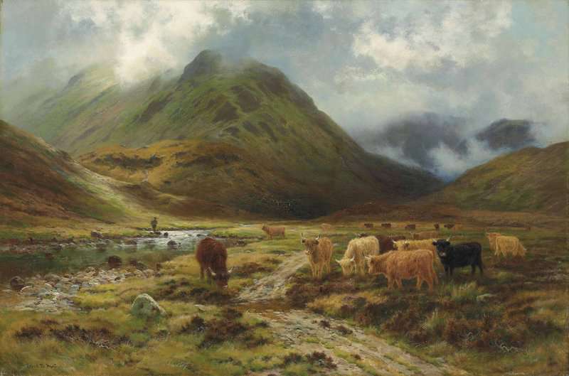 Hurt Louis Bosworth Glen At Inveroran Perthshire canvas print