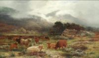 هيرت لويس بوسورث هايلاند ماشية في كروفت 1900