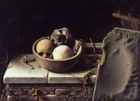 Hynckes Raoul Still Life With Skulls And Chains 1934 canvas print