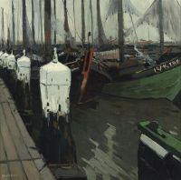 Hynckes Raoul The Harbour Of Urk canvas print