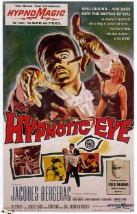 Stampa su tela del poster del film Hypnotic Eye 1960