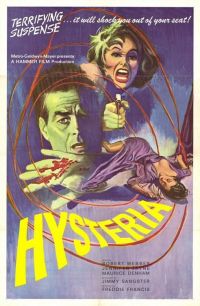 Poster del film Hysteria stampa su tela
