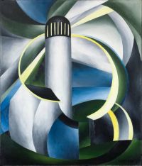 Ida O Keeffe Variation On A Lighthouse Theme Iv canvas print
