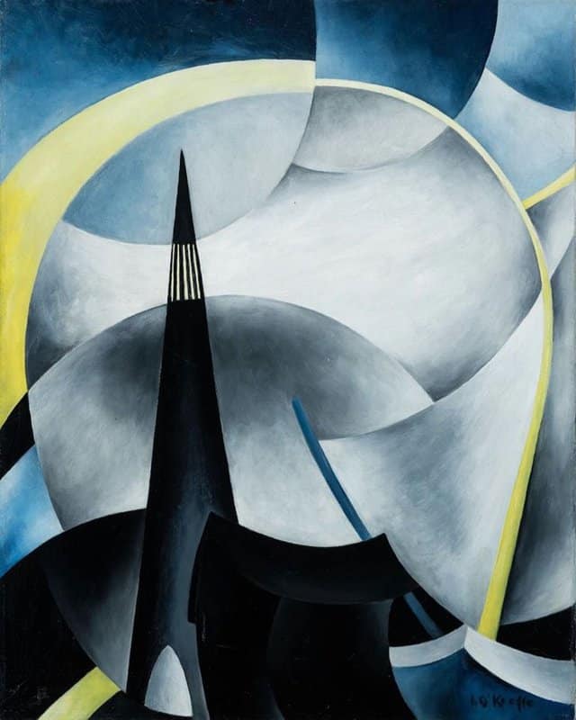 Ida O Keeffe Variation On A Lighthouse Theme V C.1932 canvas print