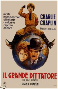 Stampa su tela Il Grande Dittatore 1940 Movie Poster