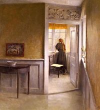 Ilsted Peter Vilhelm schaut aus dem Fenster 1908