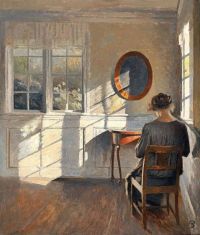 Ilsted Peter Vilhelm Sunshine In The Living Room canvas print