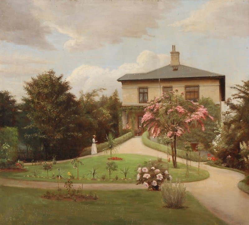Ilsted Peter Vilhelm View From The House Of Major General Gustav Scnack 1894 canvas print