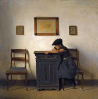 Ilsted Peter Vilhelm Young Girl In An Interior