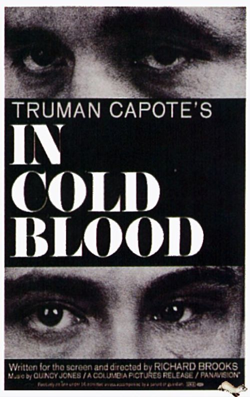 In Cold Blood 1967 Movie Poster canvas print