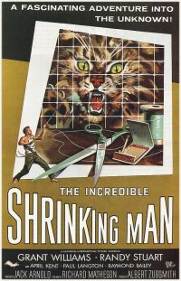 Stampa su tela Incredible Shrinking Man 1957 Movie Poster