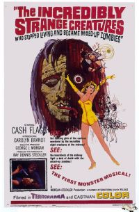 Incredibilmente strane creature 1963 poster del film stampa su tela