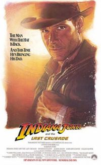 Indiana Jones e l'ultima crociata teaser poster del film stampa su tela