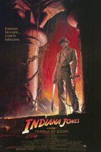 Indiana Jones e il tempio maledetto poster del film stampa su tela
