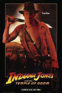 Indiana Jones e il tempio maledetto teaser poster del film stampa su tela