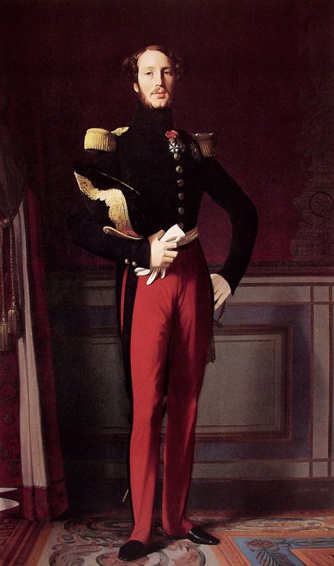 Ingres Ferdinand Philippe Louis Charles Henri Duc Orleans canvas print
