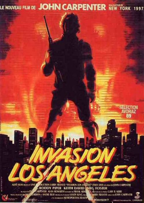Invasion Los Angeles Watch Close Poster For They Live Movie Poster canvas print