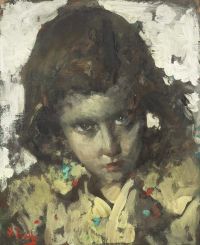 Irolli Vincenzo Porträt eines jungen Mädchens