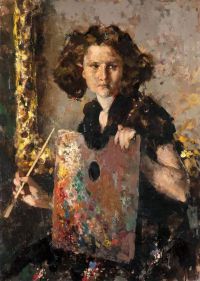 Irolli Vincenzo The Young Painter