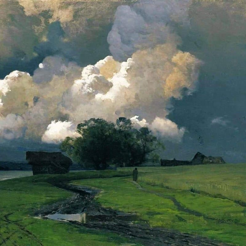 Isaac Ilyich Levitan Before The Storm 1890 canvas print