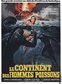 Stampa su tela del poster del film Island Of The Fishmen