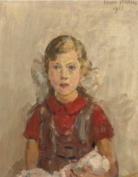 Israels Isaac A Little Girl And Her Doll 1933
