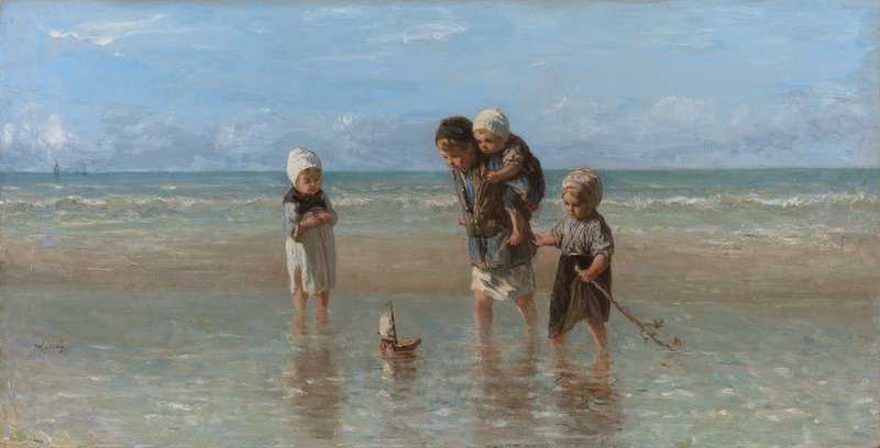 Israels Isaac Children Of The Sea canvas print