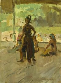Israels Isaac Javanese Dancer Ca. 1922 canvas print