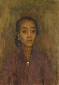 Israels Isaac Portrait Of A Javanese Woman canvas print