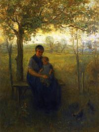 Israels Isaac The Madonna Of Drenthe Ca. 1893 canvas print