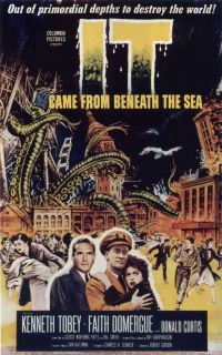 Stampa su tela It Came From Beneath The Sea 2 Movie Poster
