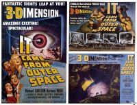 جاء من الفضاء الخارجي 1953 وملصق فيلم 2 بطاقات اللوبي
