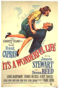 It's A Wonderful Life 1946 Movie Poster stampa su tela