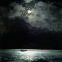 إيفان إيفازوفسكي البحر الأسود في الليل - 1879