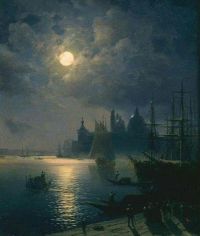 Ivan Aivazovsky Venedig im Mondlicht