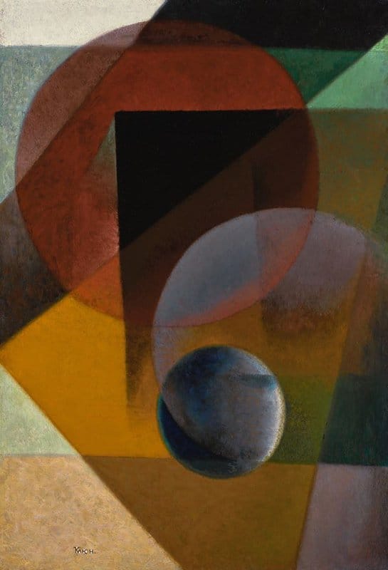 Ivan Kliun Spherical Suprematism 1920 canvas print