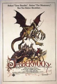 Stampa su tela del poster del film Jabberwocky