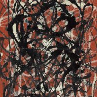 Forma libre de Jackson Pollock - 1946