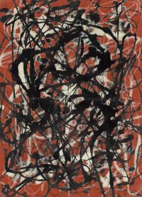 Jackson Pollock Free Form - 1946 canvas print