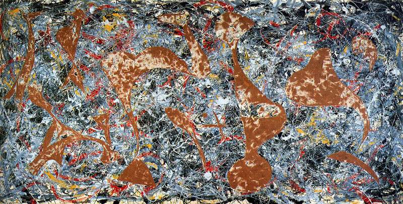 Jackson Pollock Number 7 - Out Of The Web canvas print