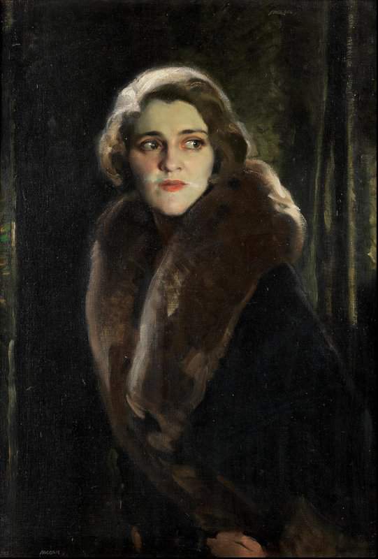 Jagger David Portrait Of A Young Lady Ca. 1934 canvas print