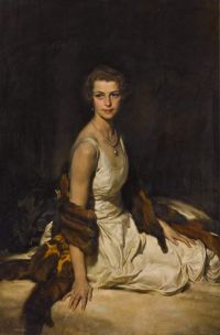 Jagger David Porträt von Hon. Frau Michael Mason 1930