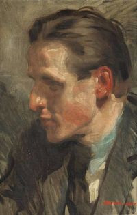 Jagger David Porträt von Leo Dowd 1917
